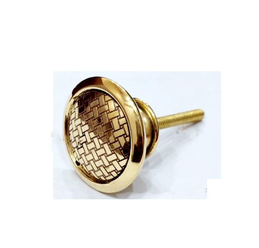 Cabinet Knob Brass 37mm #8745 (Set of 6 Pcs)