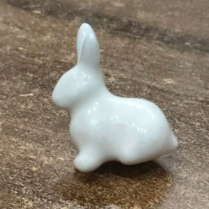Ceramic Cabinet knob Rabbit 45mm #8798 (Set of 6 Pcs)