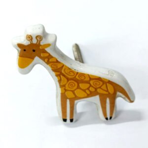 Ceramic Cabinet knob Giraffe 55mm #8805 (Set of 6 Pcs)