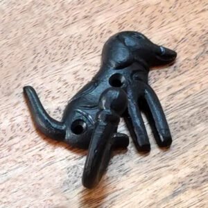 Iron Coat Hook Dog  80mm #8853 (Set of 6 Pcs)