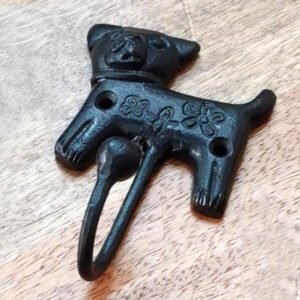 Iron Coat Hook Dog 95mm #8855 (Set of 6 Pcs)