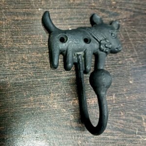 Iron Coat Hook Pig 90mm #8856 (Set of 6 Pcs)