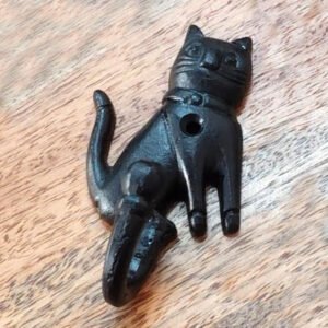 Iron Coat Hook Cat 90mm #8857 (Set of 6 Pcs)