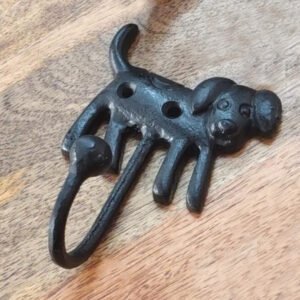 Iron Coat Hook Dog 90mm #8859 (Set of 6 Pcs)