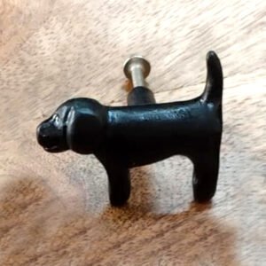 Iron Cabinet knob Dog 53mm # 8870 (Set of 6 Pcs)