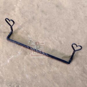 Hand Forged Iron Bathroom Towel Rack 490mm #8890