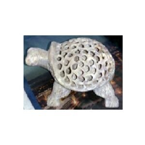 Natural Marble Stone Sangemarmar Undercut Handicrafts Handmade Marble Turtle Jali Design Carving with Baby-Turtle Inside for Showpiece Your House Offices,Beautifully Craved #8901