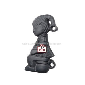 Cast Iron "GIRL" Loo Toilet Sign Plaque Door Wall Cafe Shop Pub Hotel Bar Work Black Vintage Finish 70mm #892 Black Powder Coated