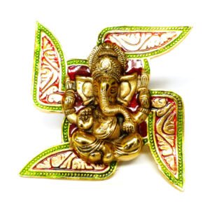 Brass Swastik Gold 170mm #8911