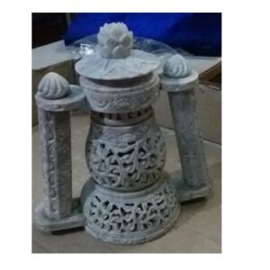 Natural Marble Soapstone Sangemarmar “Lantern for Home Decoration in Marble Soapstone” collection will be Good for a gift #8916