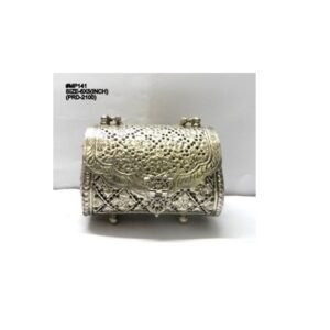Metal Brass Women's Beautiful Handbag Party Bridal Clutch Purse Trend Overseas Girls/Women Handle Clutch Brass metal bag Ethnic Clutch 150mm #8990