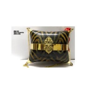 Metal Horn & Brass Women's Beautiful Handbag Party Bridal Clutch Purse Trend Overseas Girls/Women Handle Clutch Horn & Brass metal bag Ethnic Clutch 187mm #8995