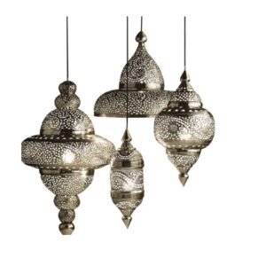 Silver Ceiling Lights-3D Models #8999