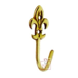 Brass Curtain Tie Hook # 7372