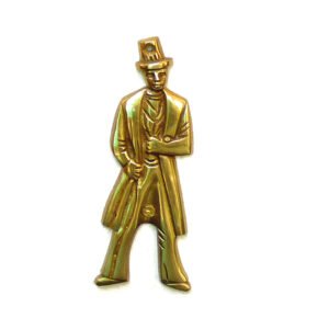 Brass "GENTLEMEN " Toilet Bathroom Sign Plaque Door Wall Cafe Shop Pub Hotel Bar Work Polish Brass Vintage Finish 150mm #901