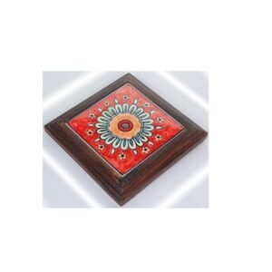 This is a Ceramic Trivet, which is a heat-resistant stand used to protect surfaces from hot dishes #9160