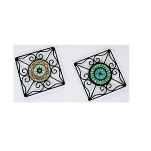 This is a Ceramic Trivet, which is a heat-resistant stand used to protect surfaces from hot dishes #9161