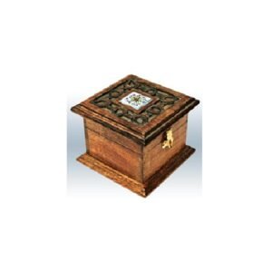 Victorian-Style Tea Chest, Traditionally Used for Storing Tea Bags or Loose-Leaf Tea #9163