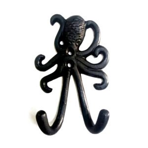 Cast Iron Coat Hook - Octopus 95mm #9204