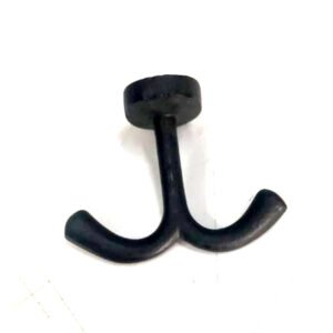 Cast Iron Double Coat Hook 40mm #9218