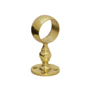 Brass Open Railing Bracket Polished Brass Finish 51mm #9244