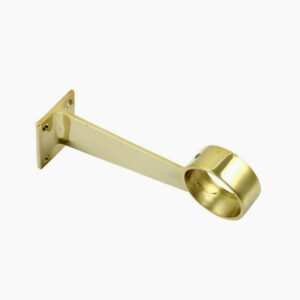 Bar Fix Foot Rail Bracket - Polished Brass 51mm #9249