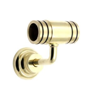 Brass Concealed Tube Connection Bracket Polish Brass Finish 38mm #9255