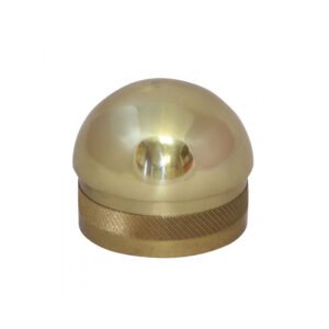 Brass Dome End Caps Polish Brass Finish 51mm #9265