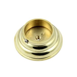 Brass Concealed Fix Flange / Socket Polish Brass Finish 51mm #9268