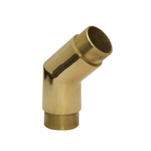 Brass 135 degree Flush Elbow Polish Brass Finish 51mm Dia #9274