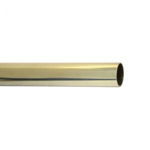 Brass Tube Polish Brass Finish 38mm Dia #9277