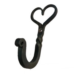 Cast Iron Heart Hook 85mm #9326