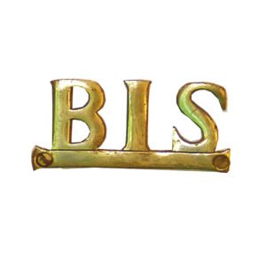 Brass Door Sign Letter ""BIS"" Door House Letters and Street Address Plaques Letters for Residence Mailbox Hotel House Door Letter Suitable for All Door Types Wooden, PVC and Composite With Fixing Screw Polish Brass Vintage Finish 80mm #938
