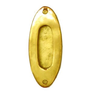 Traditional Vintage Barss Antique Flush Pull Door Handle Sliding Door Flush Handle with Fixing Screw for Drawer Cabinet Wardrobe Sliding Doors 140mm #989