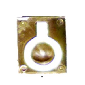 BRASS RING FLUSH CABINET PULL 50mm #993 (Set of 4 Pcs)