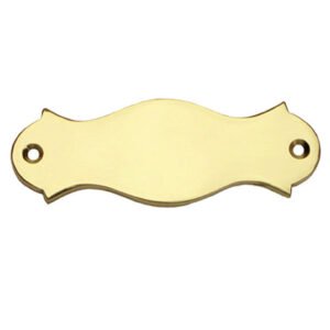 Brass House Sign Plaque Personalised Door Number Custom Made for Your Address Home Room Modern Floating Acrylic Long Lasting Weatherproof Sign Polish Brass Finish 125mm #896