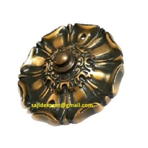 Brass Push Button Door Bell 85mm #1026