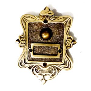 Brass Door Bell Push Button Ferry Hat Design 120mm #6272