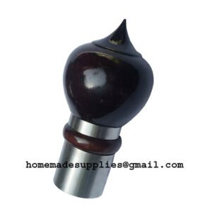 Curtain Dome Finial Wooden #1484