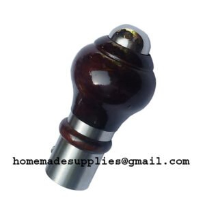 Curtain Dome Finial Wooden #7672