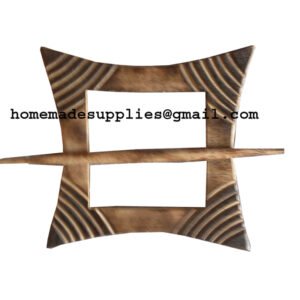 Curtain Tie-back Holder Ring with Stick full Wooden with different Color and Natural finishes #7689