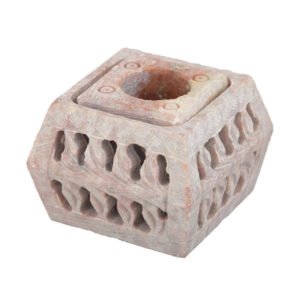 Marble Stone Sangemarmar Incense Holder Candle Holder Agarbatti Stand Soapstone Incense Stick Holder Free Incense Sticks Inside Puja Essentials Gifting Mandirused for both candles and incense sticks 55mm #8934