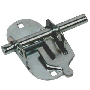 Ironmongery Gate Oval Pad Bolt Zinc Plated # IM14069