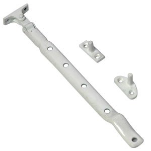 Iron Window Stay Spoon type Epoxy White 200mm # IM14135