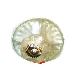 GLASS CRYSTAL CABINET KNOB 28mm #2424 (Set of 6 Pcs)