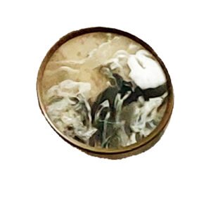 BRASS+ WOOD CABINET KNOB HANDMADE 40mm #2236 (Set of 6 Pcs)