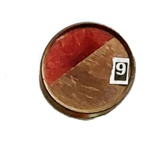 BRASS+ WOOD KNOB HANDMADE 45mm #2239
