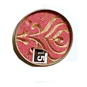 BRASS+WOOD CABINET KNOB HANDMADE 40mm #2245 (Set of 6 Pcs)