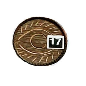 BRASS+ WOOD KNOB HANDMADE 45mm #2247