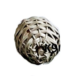 CANE CABINET KNOB HANDMADE 25mm #2272 (Set of 6 Pcs)